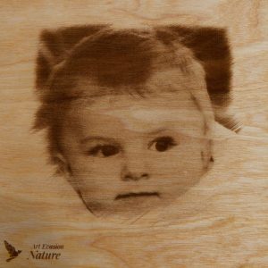 Portrait gravure laser